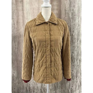 FACONNABLE Quilted‎ Water Resistant Jacket Button Front Size XS